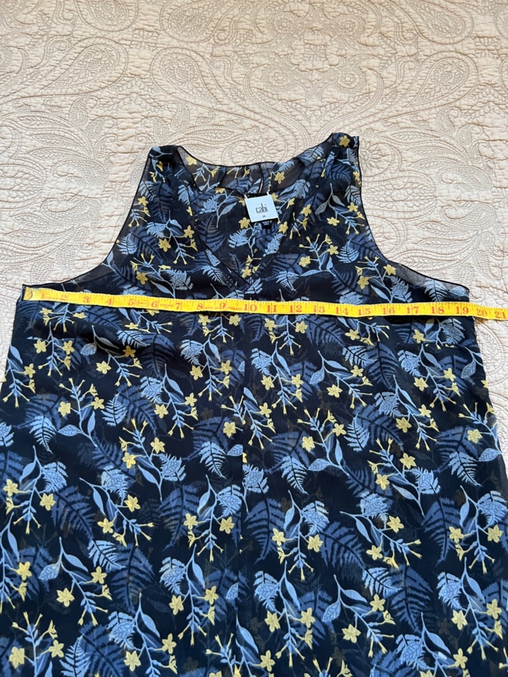 Floral Print Shell - Picture 6 of 9